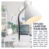 Newhouse Lighting Oxford White Metal Flexible LED Goose Neck Lamp