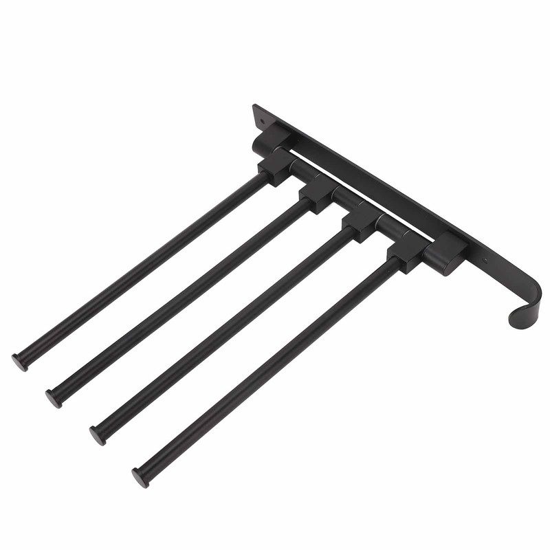 RV Clothes Drying Rack Aluminum Multifunctional Drilling Free Wind Proof