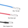 Motorcycle LED Rear Brake Tail Light Stop License Plate Lights