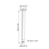 sourcing map Single Hole Clevis Pins - 4mm X 35mm