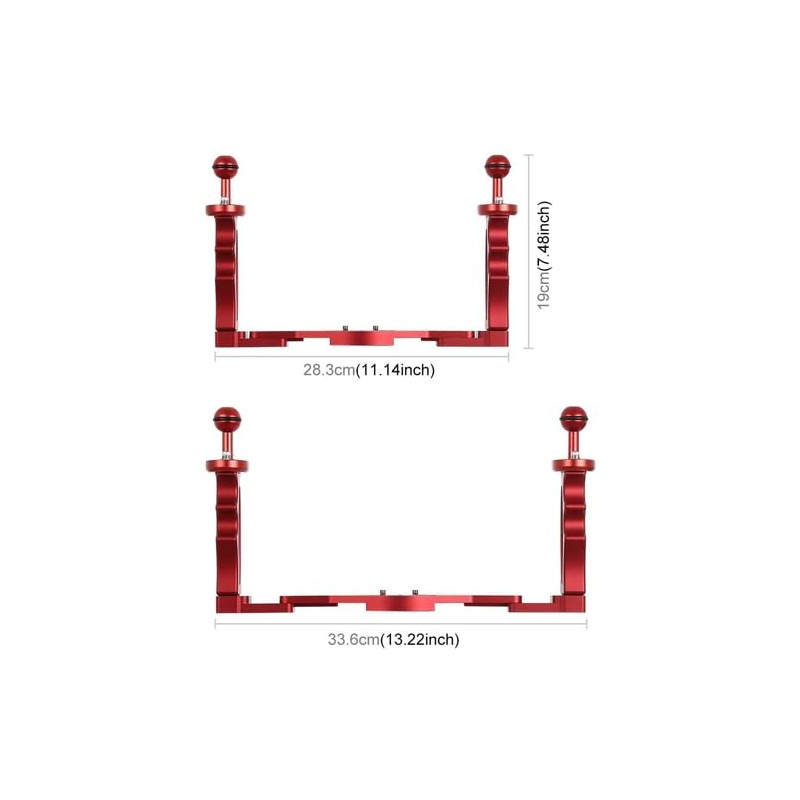 Yamart Underwater Camera Housing Securing Arm System Grip Base Set