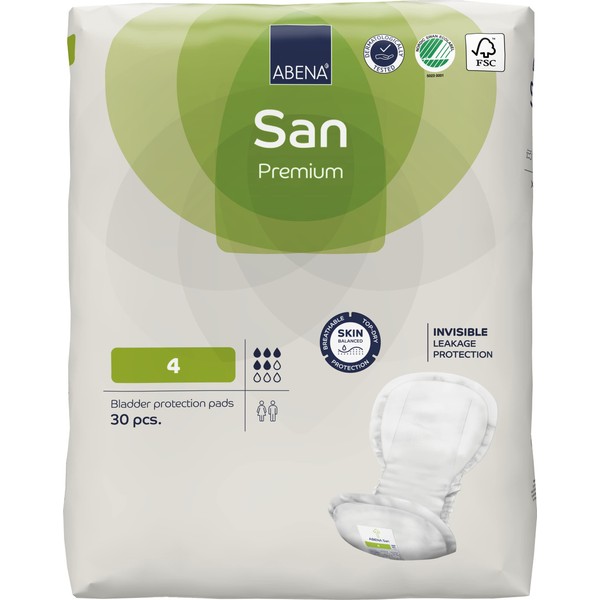 ABENA Abena San 4 Incontinence Pads Women and Men |
