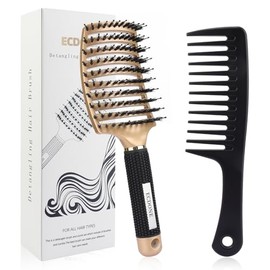 Cepillo desenredante para cabello húmedo y seco: cepillo para el cabello sin dolor para desenredar nudos, alisar y peinar, para adultos y niños, suave