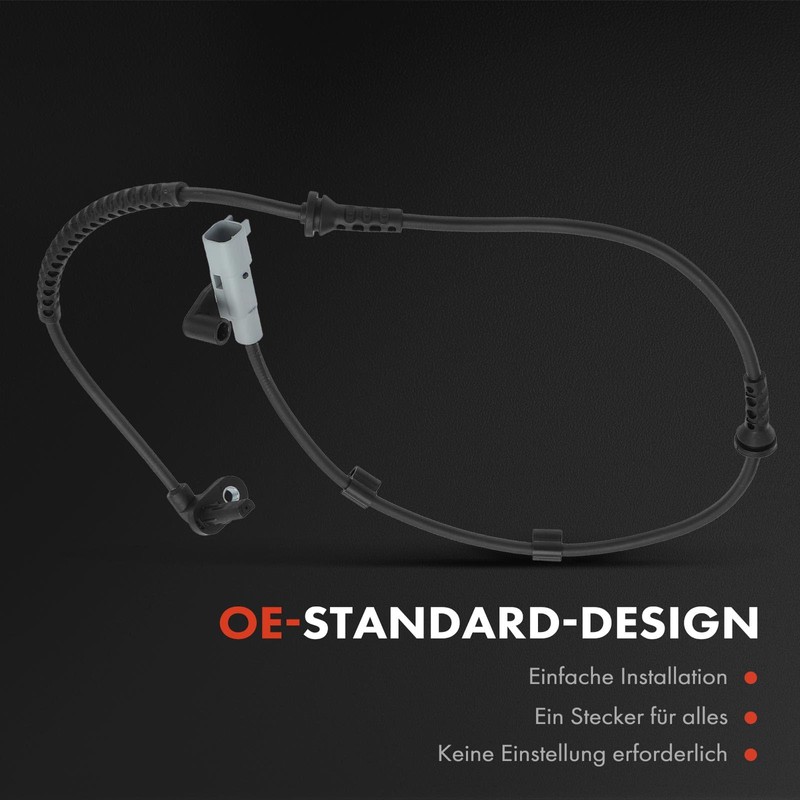 Frankberg 2x ABS Sensor Raddrehzahl Vorne Kompatibel mit Aveo Schrägheck