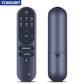 TCNOUMT Generic Replacement For Ultimea Poseidon D50 5.1 Soundbar Remote Control