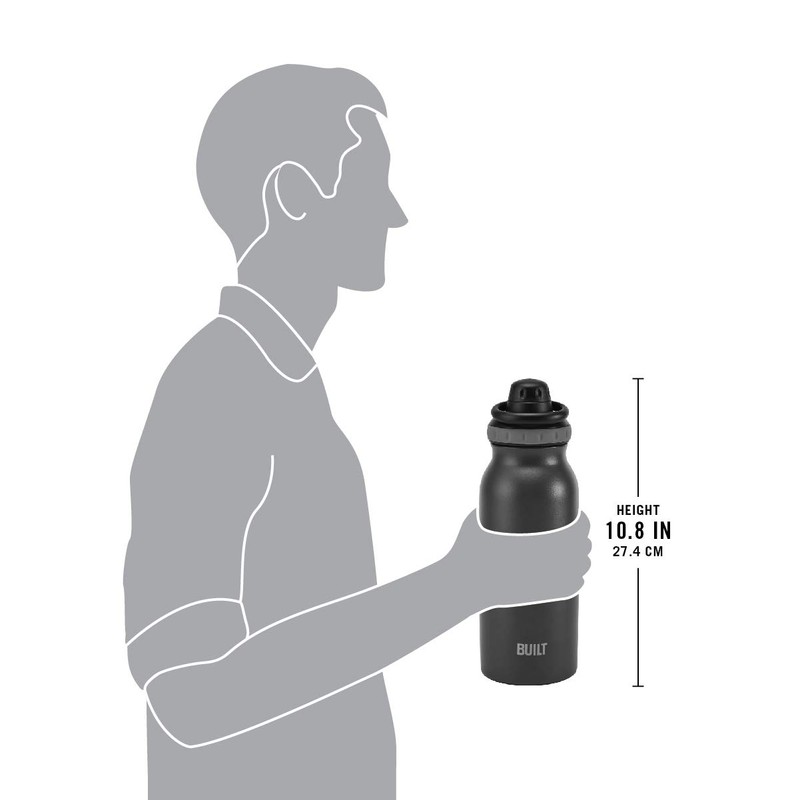 BUILT 32 Ounce Prospect Double Wall Stainless Steel Bottle Aqua