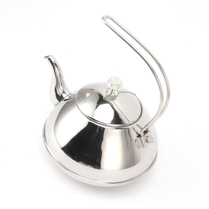 Stainless Steel Teapot Large Capacity Stovetop Kettle with Filter for