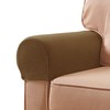 SUBRTEX Stretch Couch Arm Covers Set of 2, Checkered Sofa