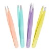 Pinza Para Depilar Cejas Profesionales De Acero Inoxidable Color Multicolor