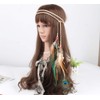 Hippie Fashion Headband Indiana Elegant Peacock Feather Headband Bohemian Gypsy