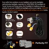 KASLIGHT 1Set 2 Headlight Wiring Harness H4 Relay Harness H6054