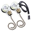 Dotlite 2Pack Ceiling Fan Pull Chain Light Switch Zing Ear