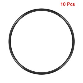 uxcell Nitrile Rubber O-Rings 145mm OD 135mm ID 5mm Width, Metric Sealing Gasket for Automotive Machine Plumbing, Pack of 10