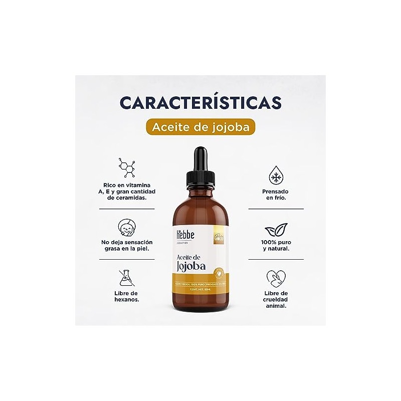 Hebbe - Kit Aceites Rosa Mosqueta Jojoba Karité