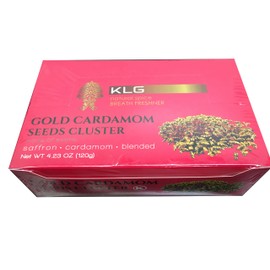 Gold Cardamom Seeds Cluster (12 Pack) 10 Gram Tin