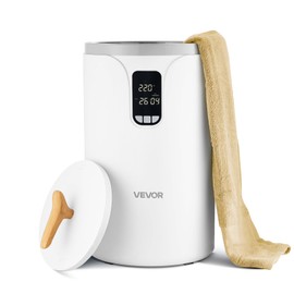 VEVOR 20L Towel Warmer Bucket, Towel Warmer with 24H Delay Timer, 30/60/90 Min Auto Shut Off, Child Lock, LED Display, Large Towel Warmer for Bathroom, Spa, Bathrobe, Blanket & Pajam