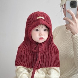 Kids' Winter Balaclava Hat & Scarf Set (Korean Edition) LF1912 One Size/Style 5 3ea
