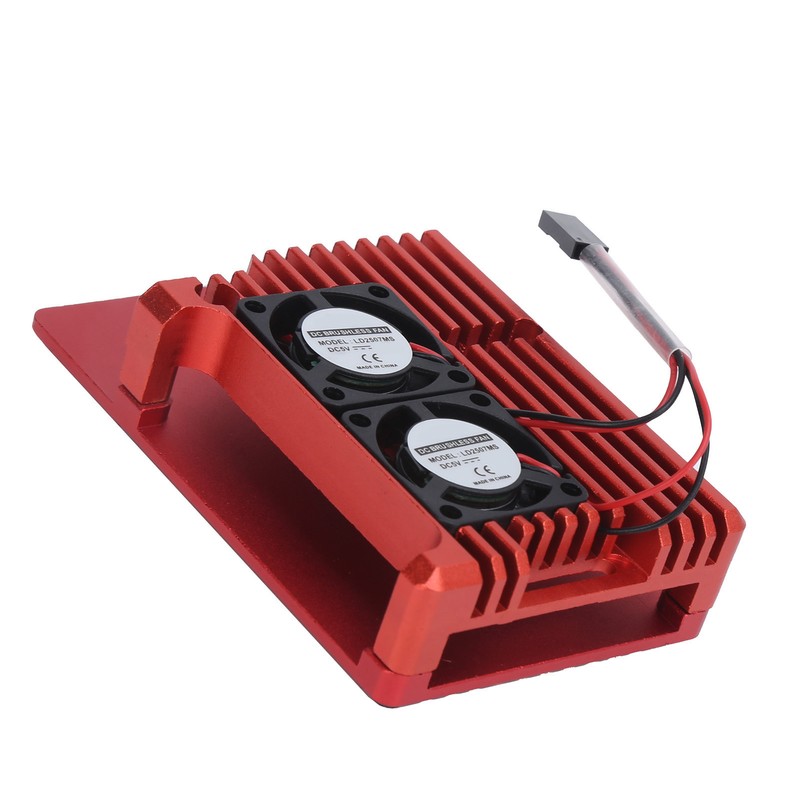 Aluminum Alloy Case Box with Dual Fan Heat Dissipation Accessory