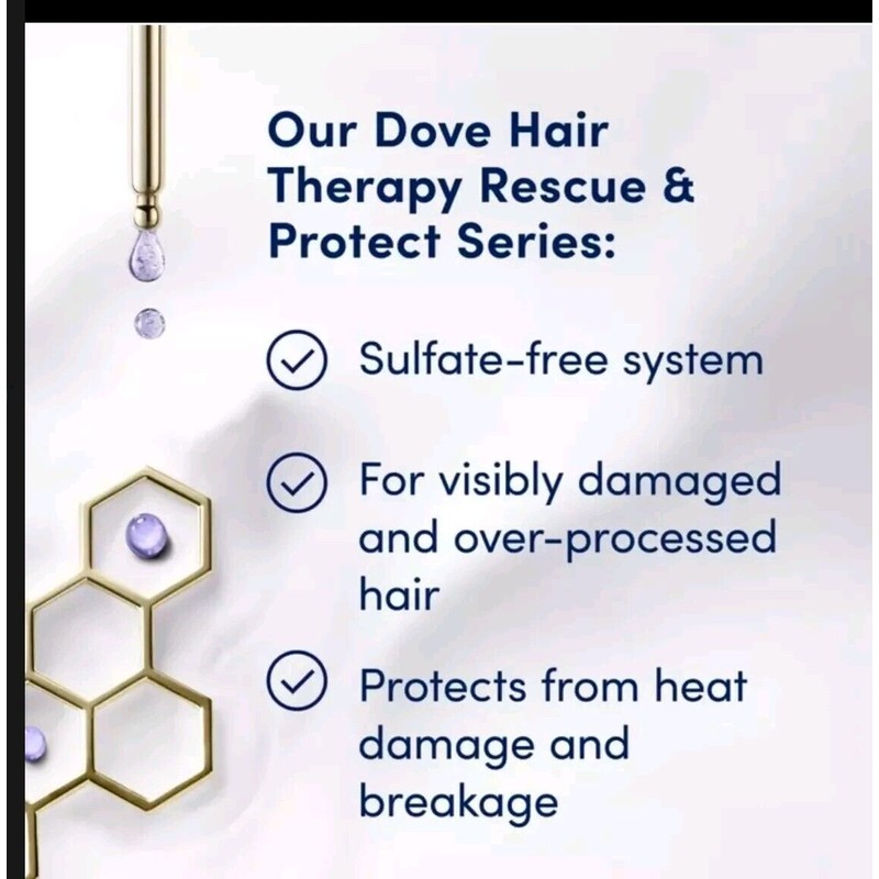 Dove Hair Therapy RESCUE & PROTECT 1 MINUTE Serum +