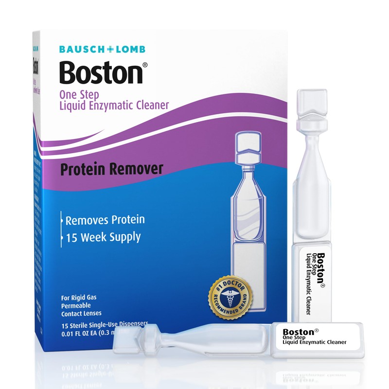 Bausch & Lomb Boston One Step Liquid Enzymatic Cleaner, Protein