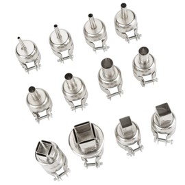 Heat Gun Nozzle, 12 Pieces Hot Air Rework Station Nozzles, Hot Air Reflow Nozzles, Heat Gun Nozzle Set, 10 Pieces Hot Air Nozzle, Heat Gun Nozzle Set for 850