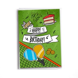 Sole Inspired Fun Pickleball Birthday Card for Players & Enthusiasts