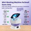 Portable Washing Machine,11.5L Mini Washing Machine for Small Delicates,Underwear,Baby Clothes,Sock.Foldable