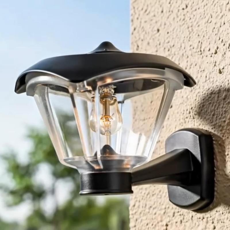 Gama Sonic Haven Lamp Outdoor Solar Light, Mounts on Pole,