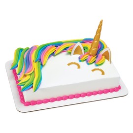 DecoPac 22646 Unicorn Creations DecoSet Plastic Gold