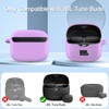 POZCIS for JBL Tune Buds Case Cover, Soft Silicone Protective