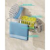 HapiRm Sink Caddy Sponge Holder - No Drill Sponge Caddy