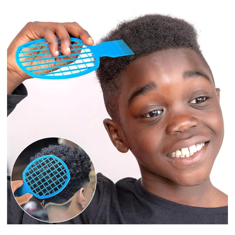 CGBARBER Peines De Aluminio Para Barbería, 5 Tipos