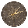 Whitehall Single Palm Wall Clock 16 x 16" x 0.5"