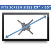Mount-It! TV Mount with Shelf | Full Motion TV Wall
