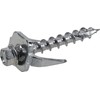 Fas-n-Tite Exterior-Coated Fence Post Screws, Heavy Duty Wood Screws for