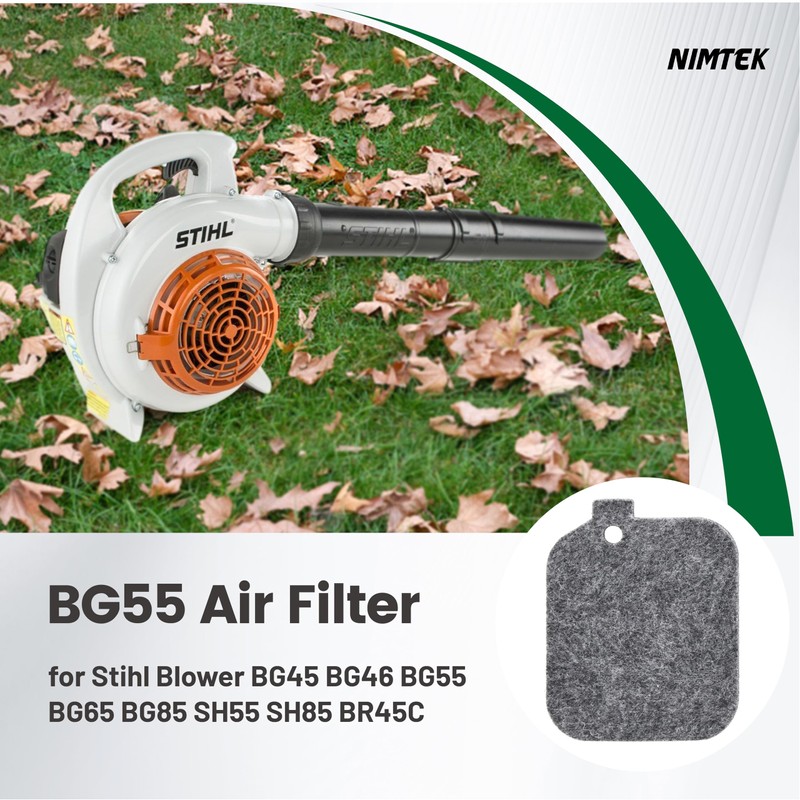 NIMTEK 2 Pack Air Filter with Fuel Filter Spark Plug
