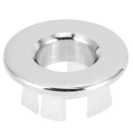 Overflow Ring for Sink Brass Round Sink Overflow Rings Decorative Bath Overflow Cover Insert in Hole Replacement Parts Universal Replacement Overflow Ring for Sink
