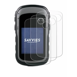 Savvies 6 Pack Screen Protector compatible with Garmin eTrex 30x Protection Film Clear