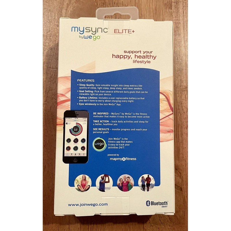 WEGO MySync WeGo ELITE+ Activity and Sleep Tracker 24/7 Tracking