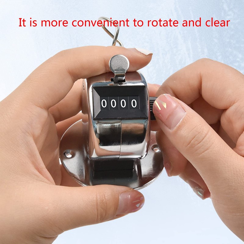 Handheld Tally Counter Number Count Clicker Counter Hand Mechanical Counters