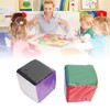 2pcs DIY Education Playing Game Dice with Clear Pocket Early