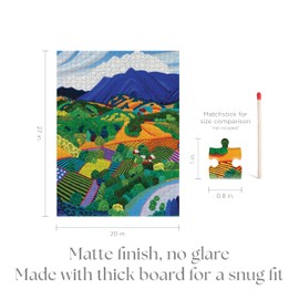 Pomegranate 1000-Piece Jigsaw Puzzle for Adults, Jack Stuppin's Russian River Rhapsody, Matte Finish, Snug Fit