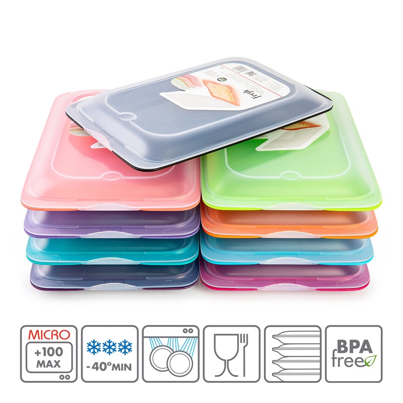 PracticDomus High Quality Food Storage Boxes, Food Storage Container for