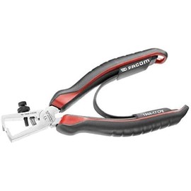 Facom 194 a.17cpe Wire Stripper with Snip, Red/Black