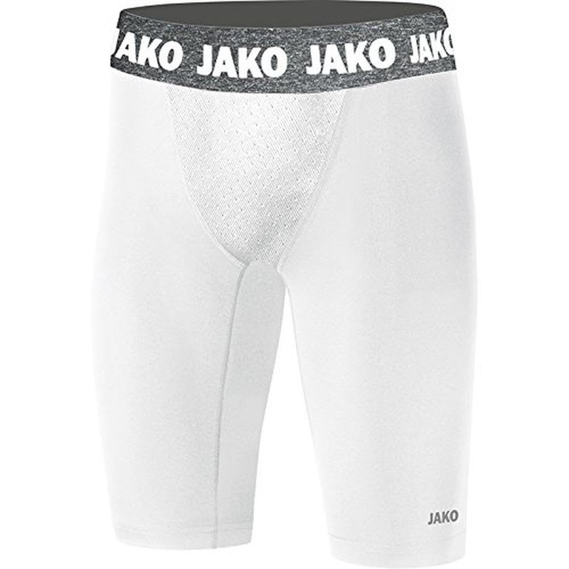 Jako Men’s Shorts, Tight Compression 2.0, white, xl