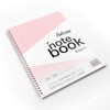 Silvine A4 Pink Paper Dyslexia Notebook - Lined with Margin