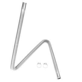 120cm Stainless Exhaust Pipe Parking Air Heater Diesel Gas Vent Hose