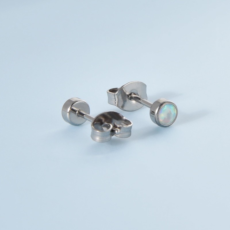 Titanium Earrings Hypoallergenic Women Men Girls G23 Titanium Stud Earrings