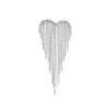 Heart Tassel Rhinestones Brooches Lapel Pins Delicate Luxury Sparkly Crystal