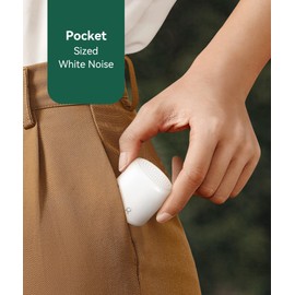 Restnature White Noise Sound Machine - Portable Sound for Sleep, Travel Sound Machine for Baby Adults, 16 Nature Sound, Timer, White Noise Machine for Sleeping Office Privacy Home Gift